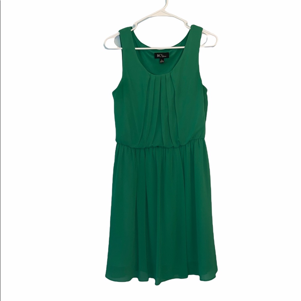 BCX dress, lined, green